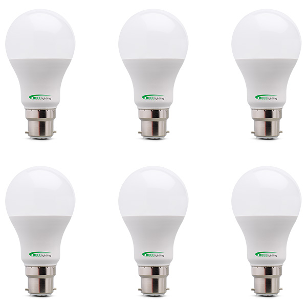 Genesis 8.1W LED Dimmable GLS - BC - 2700K - Pack of 6